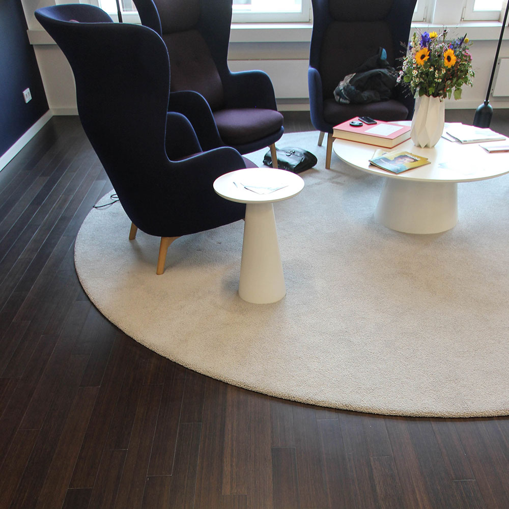 Bambus 2-Schicht-kurzstab Charcoal vertikal matt lackiert