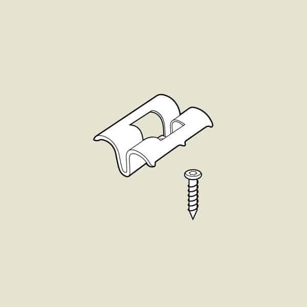 Clips Asymmetrisch + Schrauben (je 90 Stück)